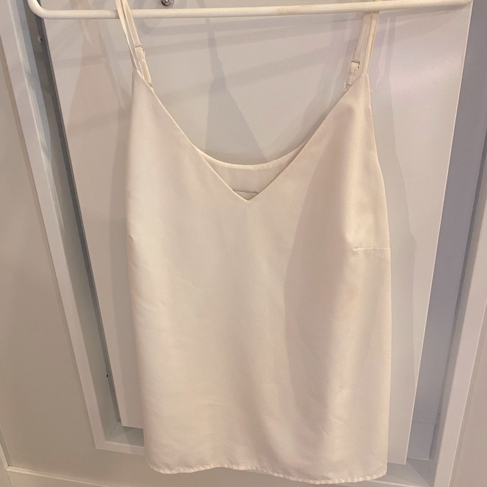 white spaghetti blouse size small